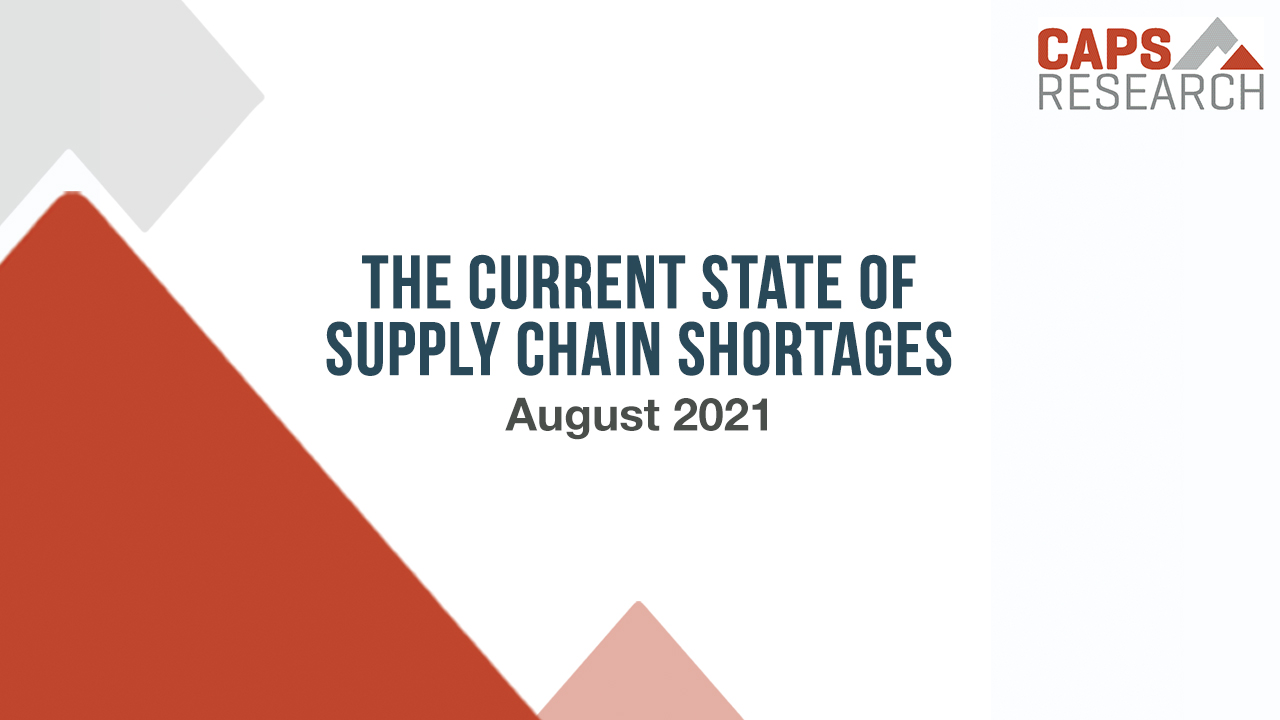 Supply Chain Shortages