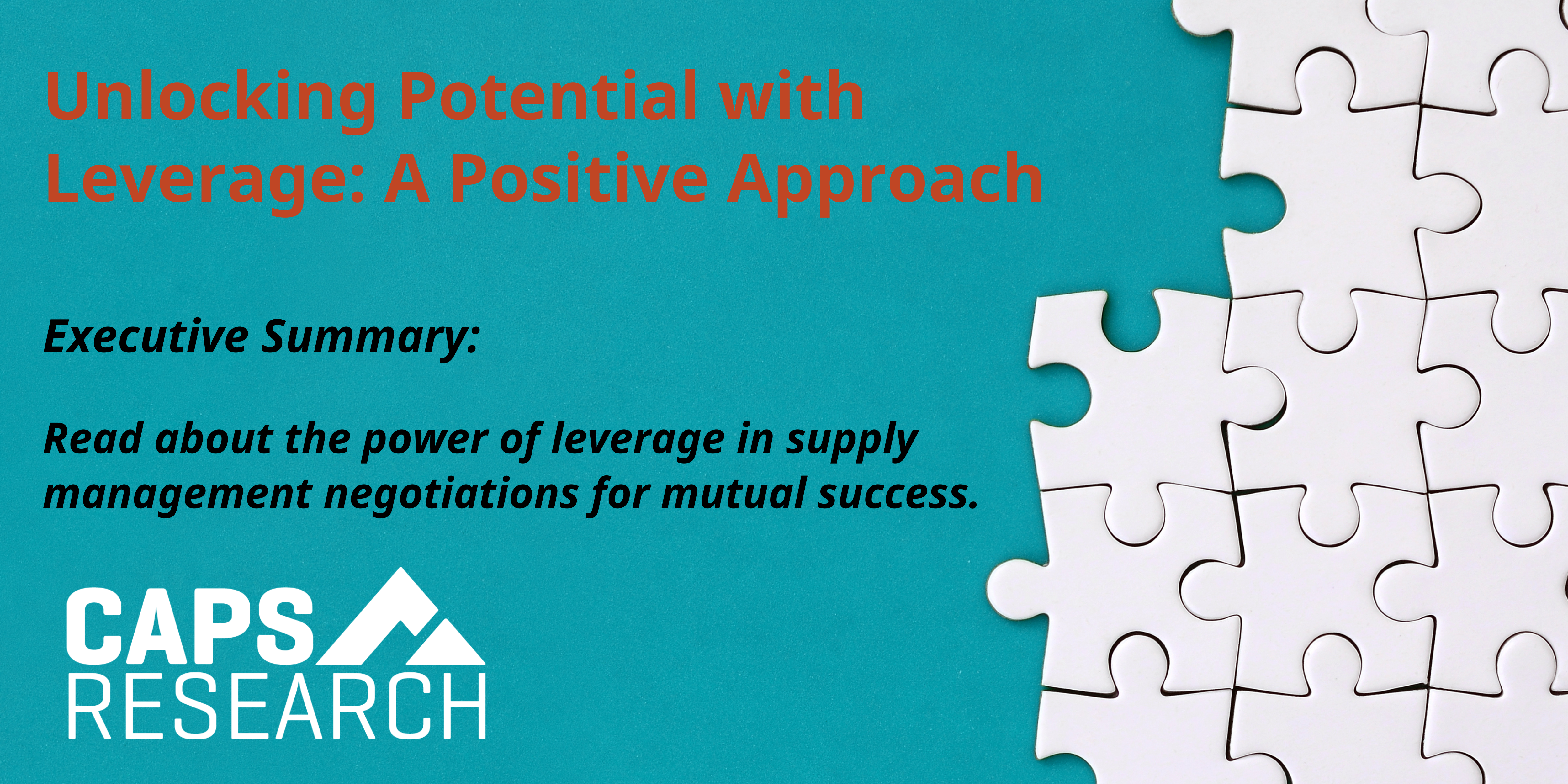 CAPS Blog- Unlocking Potential with Leverage: A Positive Approach